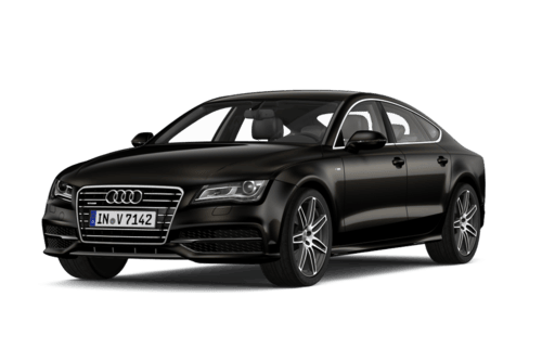Audi s6 limuzina črne barve.